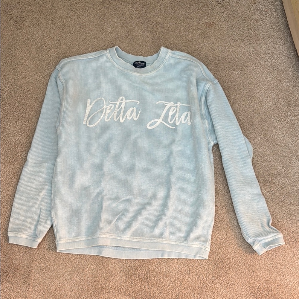 Delta Zeta Light Blue Top
